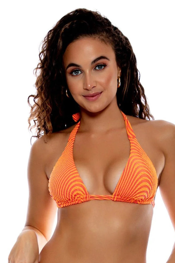 Luli Fama Olas Triangle Halter Top